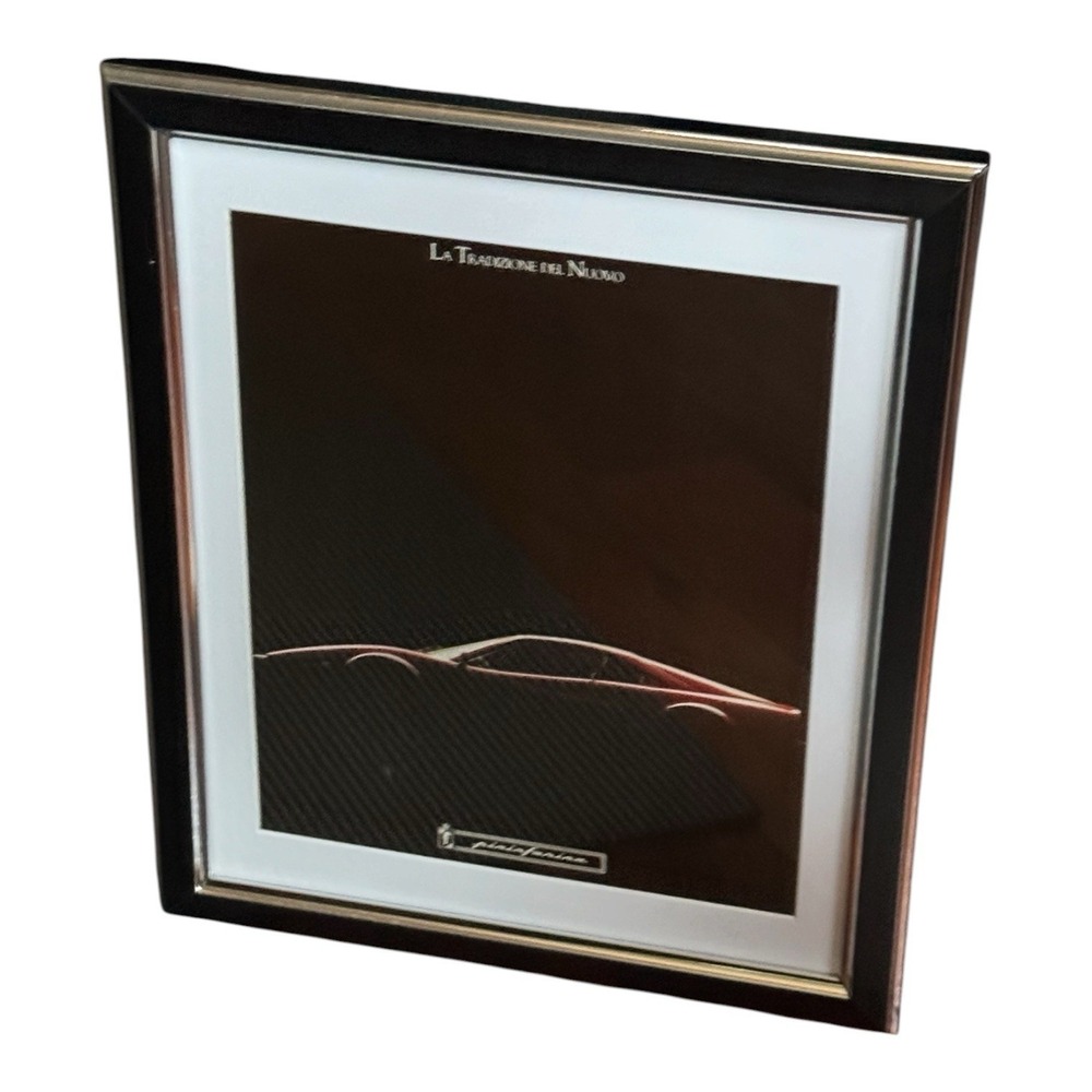 1989 Pininfarina Linea La Tradizione del Nuovo Vintage Magazine Ad Framed Auto
